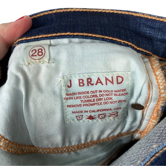 J Brand X Revolve 910 The Skinny Super Skinny Mid Rise Jeans in Ink Wash - Picture 12 of 15